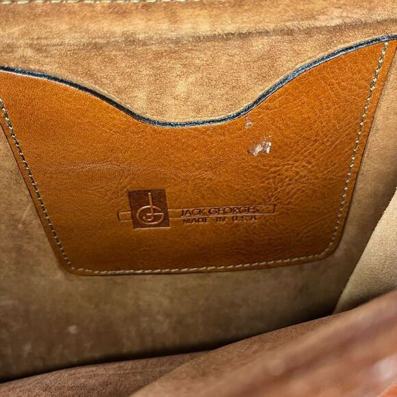 Jack Georges leather briefcase - Picture 7 of 9